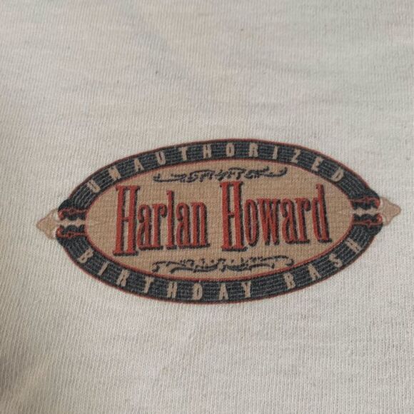 HARLAN HOWARD Unauthorized Birthday Bash Delta Tag‎ XL Single Stitch - Picture 2 of 6